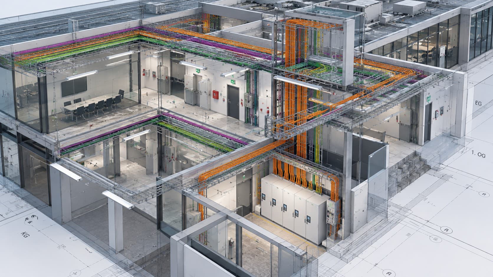 Visualisierung einer modellorientierten Elektroplanung