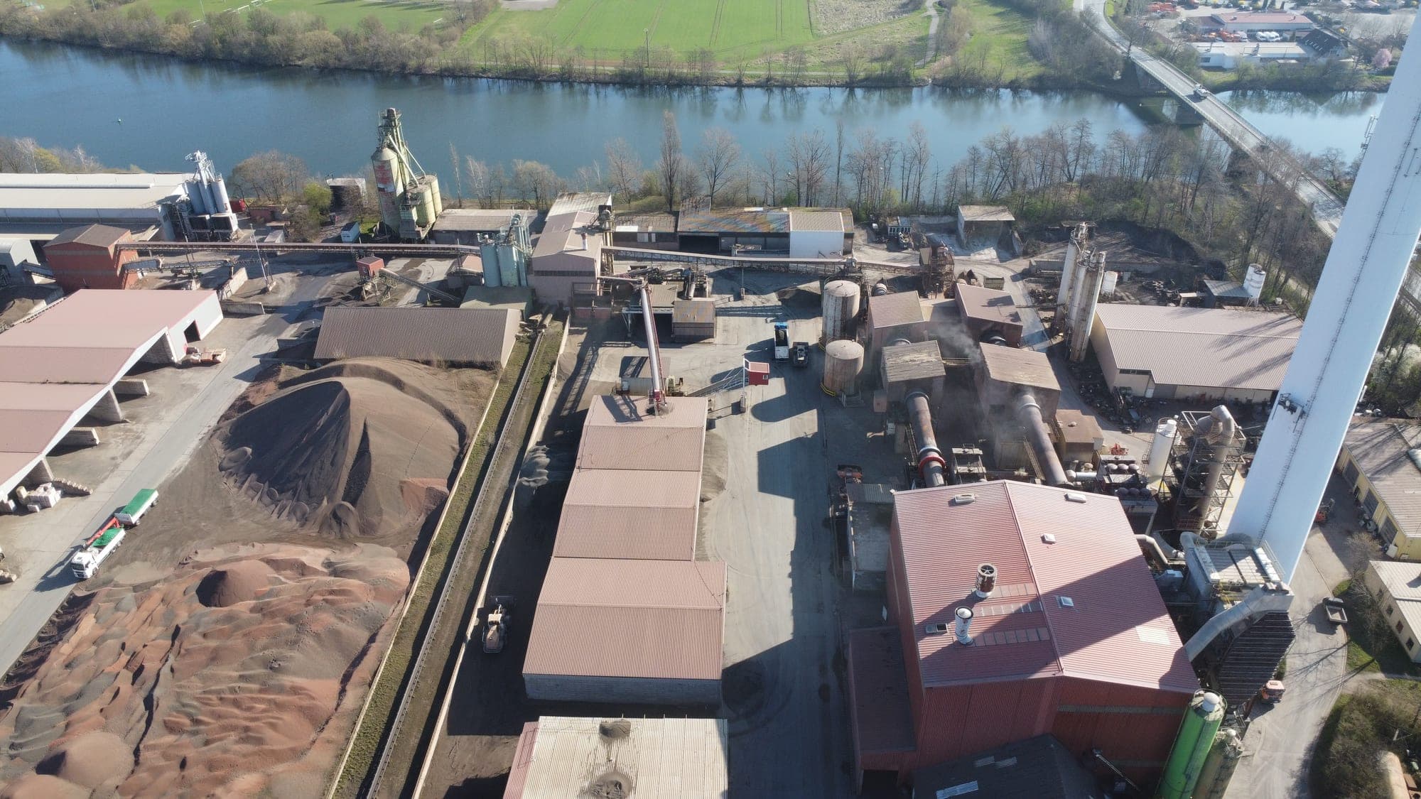 Liapor Hallerndorf — Luftaufnahme, weitere Ansicht